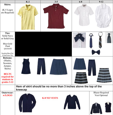 New uniforms for 2014-2015. Click here for dress code information. New uniforms for 2014-2015. Click here for dress code information.