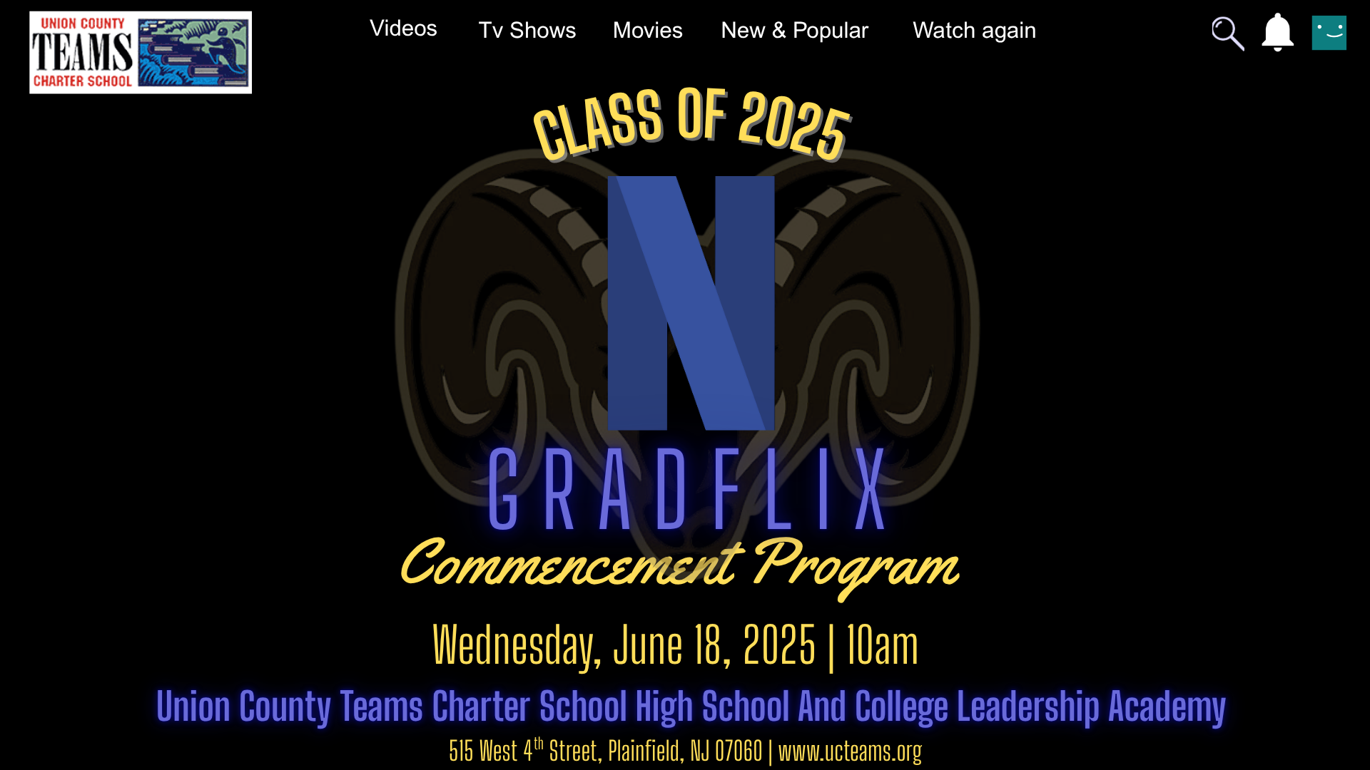 Gradflix Commencement Program - Wednesday, June 18, 2025 | 10:00am