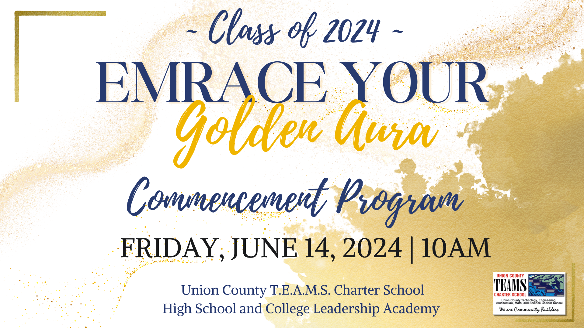 Commencement Program, Friday, June 14th at 10:00am