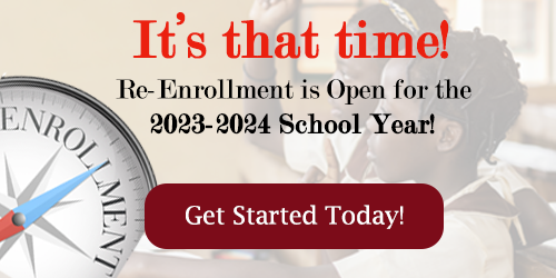 Re-Enrollment is Open for the 2023-2024 School Year.